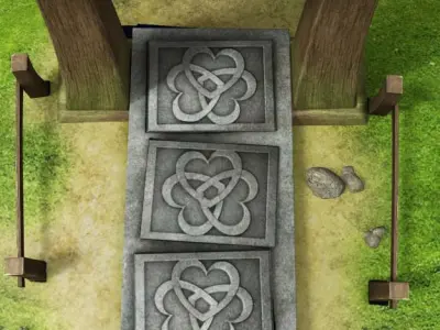 Japanese Gate 3D model