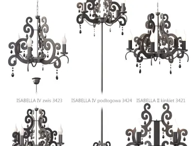 Nowodvorski ISABELLA collection 3D model