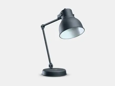 HEKTAR HECTAR Work lamp with wireless charging function Low-poly 3D model