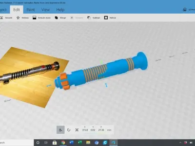 Star Wars Obi Wan Kenobi Padawan Saber 3D print model