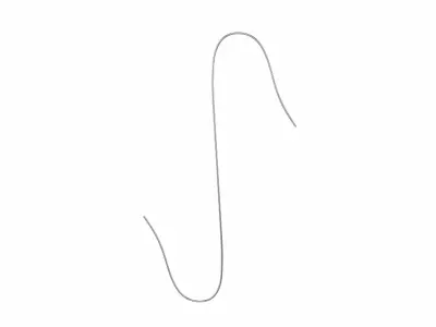 Ornament Hook Low-poly 3D model