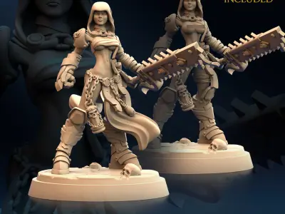 Punisher Nude and Normal Set x6 3D print model