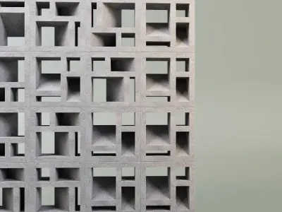 ROSTER CURTAIN PANEL RST-LB4 3D model
