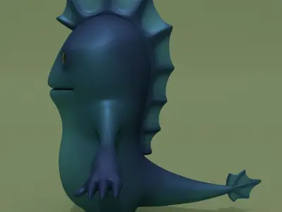 Monster Sweetie Alfred 3D model