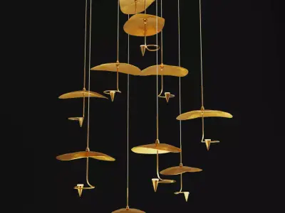 Alda Chandelier 10 3D model