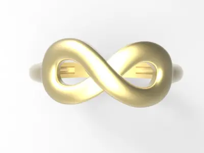 infinity ring 3D model