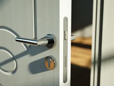 Interior door 3D model