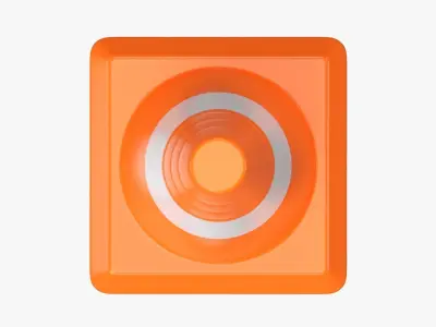 Traffic cone 3D model