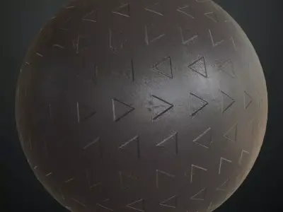 Triangle Studs PBR Seamless Texture