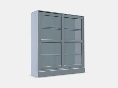 HAVSTA Glass-door cabinet with plinth 1 Low-poly 3D model