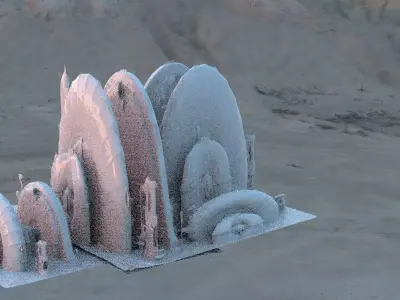 Sci-Fi Tech devices taller 3D 3D model
