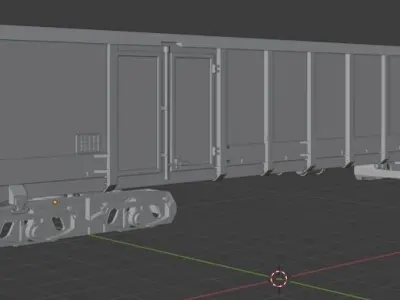 H0 1-87 scale Boxcar Eanos-x 056 3D print model