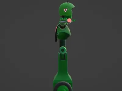 Alien Bot-- FNAF Security Breach Low-poly 3D model