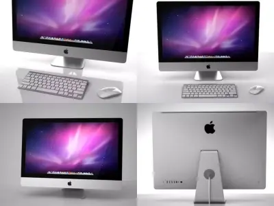 M apple imac - apple imac 3D model