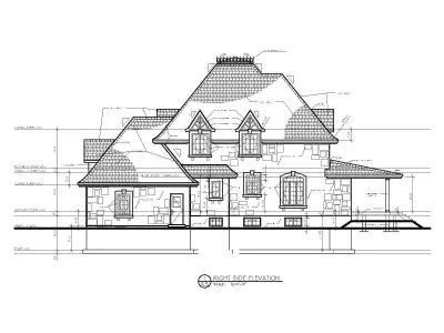 Residential House 3D model