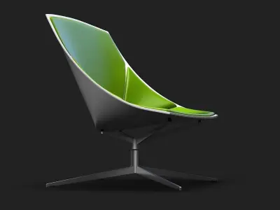 Fritz Hansen Space Chair 3D model