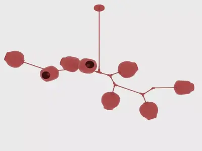 Branching Bubble Pendant 3D model