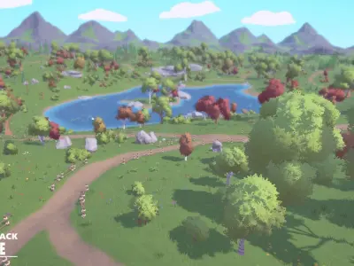 RPG Poly Pack - Nature Low-poly 3D model