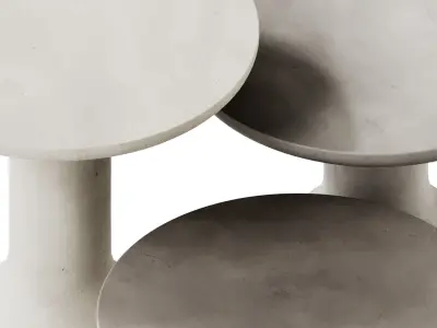 MOR DESIGN PESO Coffee table set 3D model