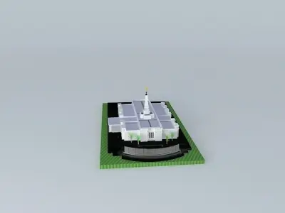 LDS. Temple Louisville Kentucky. Templo Mormon. 76th operatin... Free 3D model