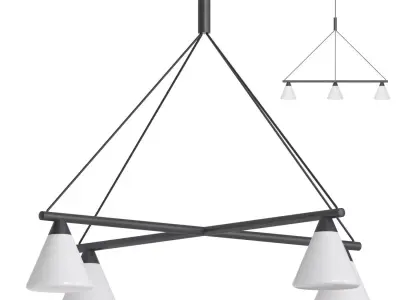 3D Lamp model of Probe Chandelier by AGO 3D model