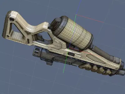 Pulsebreaker Low-poly 3D model
