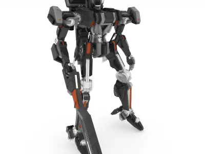Robot HT 001 Heavy Mode 3D model