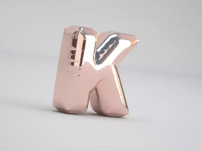 K Balloon Copper 3D model