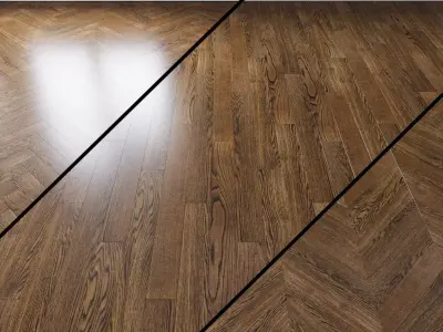 Parquet oak Coswick Inspire STONE STREAM 3D model