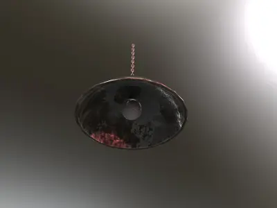 Aluminum Pendant Light Fixture Free 3D model