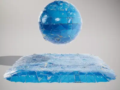 Futuristic Circuit Panels HQ PBR Textures Set Texture