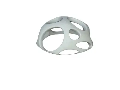 SciFi Cube Object No 51771 Low Poly Shape Low-poly 3D model