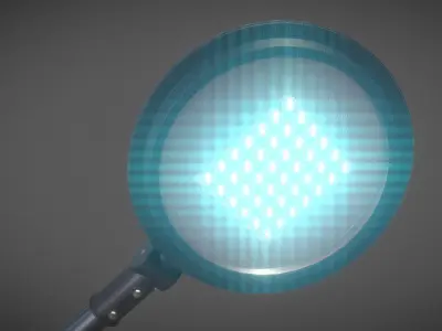 Street Light 15 version 7 5m with pole 2 Low-poly 3D model