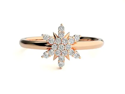 Women ring 3D print model 149