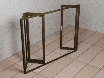 ALUMINUM FOLDING DOOR 3D model