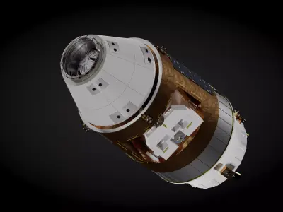 HTV-R Spacecraft 3D model