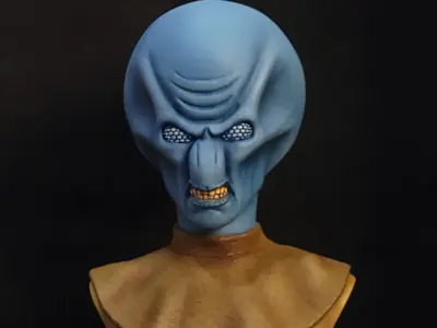 Without Warning Alien Bust Statue STL File 3D print model