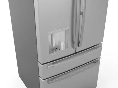 GE Profile French-Door Refrigerator PVD28BYNFS 3D model