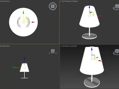 Leucos Modulo T lamp 3D model