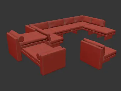 Omnibus III Sofa 3D model