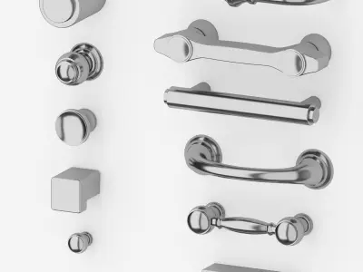 MOEN Cabinet knobs and pulls 3D model