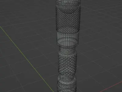 3d model of a flashlight 3D model