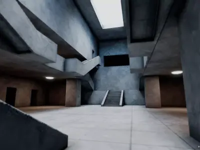VR Room Low-poly 3D model purchase