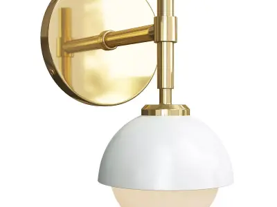 GREENWICH SINGLE SCONCE Low-poly 3D model