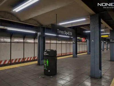 Times Square-42st Subway Station 3D model