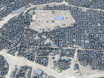 Madrid City Spain 3D model