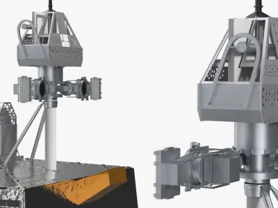  VIPER NASA Moon Exploration Rover Silver 