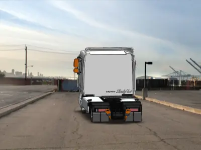 DAF XF 105 410 truck tractor miniature 3D print model