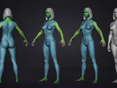 Female BaseMesh - Eve