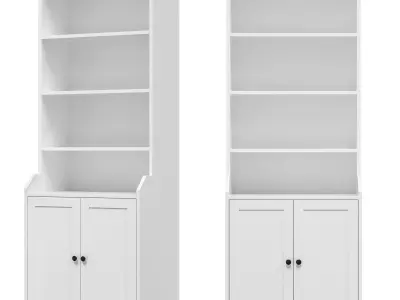 IKEA - HAUGA HAUGA high cabinet with 2 doors 3D model